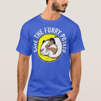 Camiseta Cute Guinea Pig I Save The Furry Potato 