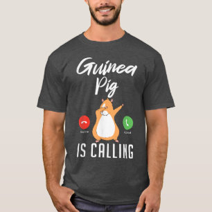 Camiseta Cute Guinea Pig is Calling 