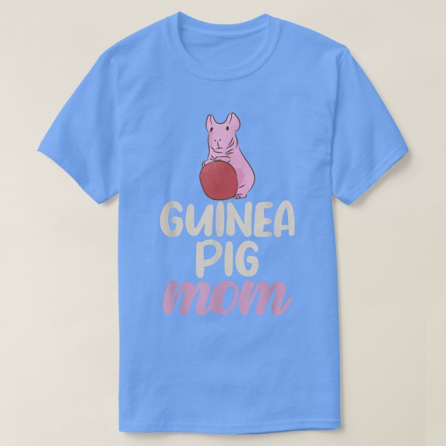 Camiseta Cute Guinea Pig Mom128 (Diseño del anverso)