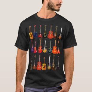 Camiseta Cute Guitar Rock N Roll Instrumentos Musicales Reg