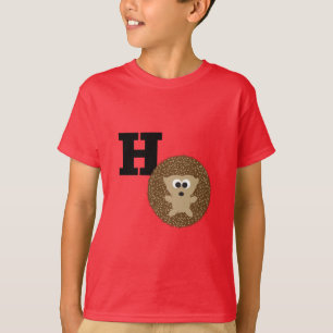 Camiseta Cute H es para Hedgehog