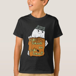 Camiseta Cute Halloween Boo - Truco o trato Halloween 