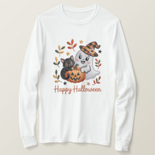 Camiseta Cute Halloween - Brillante Bordado