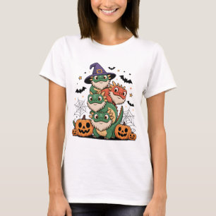 Camiseta Cute Halloween con barba Dragones Stack