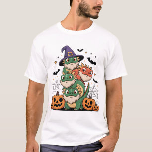Camiseta Cute Halloween con barba Dragones Stack