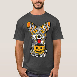 Camiseta Cute Halloween Costume Welsh Corgi Mummy Dog Lover