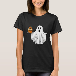 Camiseta Cute Halloween Fantasma Sostenedor de bollería de