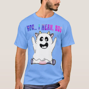 Camiseta Cute Halloween Farmer Ghost Cow Moo I Mean Boo Pum
