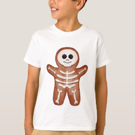 Camiseta Cute Halloween Gingerbread Skeleton Cookie