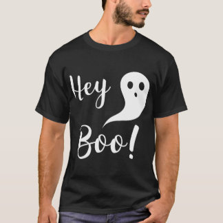 Camiseta Cute Halloween Hey Boo