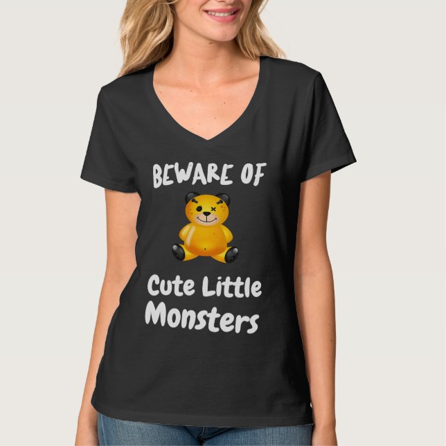 Camiseta Cute Halloween Monsters (Anverso)
