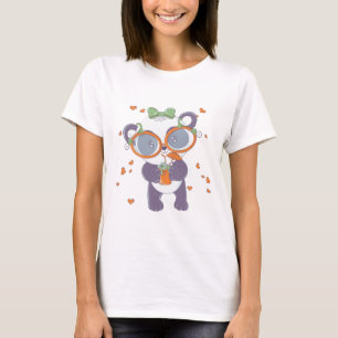 Camiseta Cute Halloween Panda Eyeball Hearts Halloween Mug