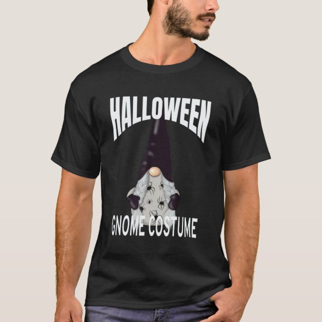 Camiseta Cute Halloween Spider Gnome Costume (Anverso)