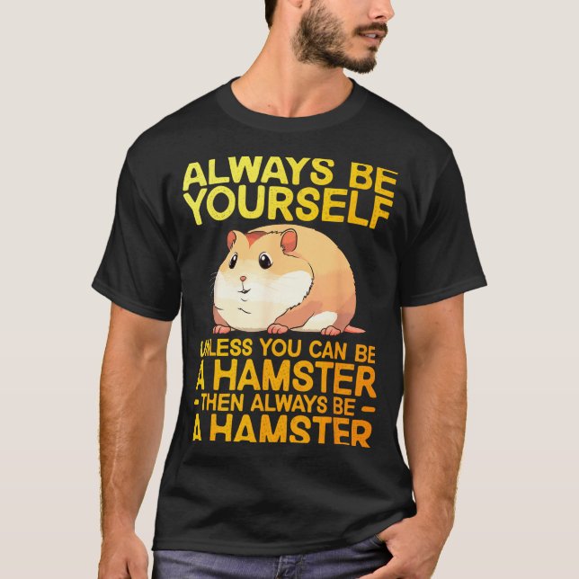 Camiseta Cute Hamster Design For Men Women Kids Dwarf Hamst (Anverso)