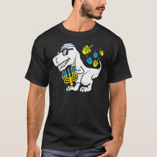 Camiseta Cute Hanukkah Rex Dinosaur Menorasauro Chanukah B
