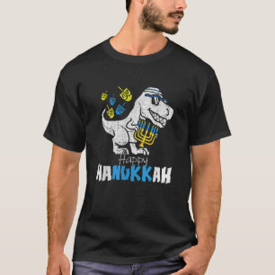 Camiseta Cute Hanukkah Rex Dinosaur Menorasauro Chanukah B