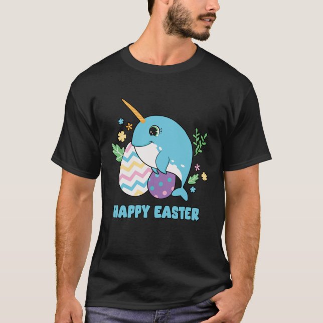 Camiseta Cute Happy Easter Day Egg Hunter Boys Girls Kids O (Anverso)