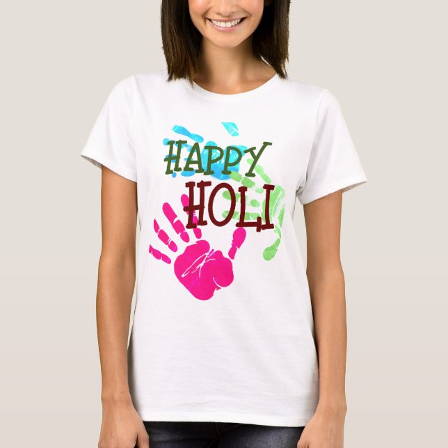 Camiseta Cute Happy Holi (Anverso)