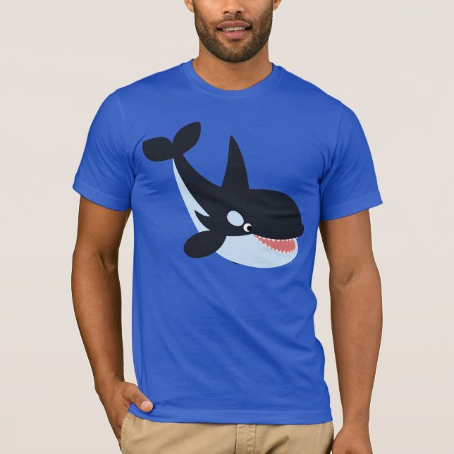 Camiseta Cute Happy Personalizado Killer Whale (Anverso)