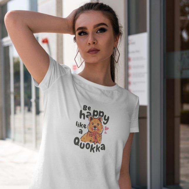 Camiseta Cute Happy Quokka (Subido por el creador)