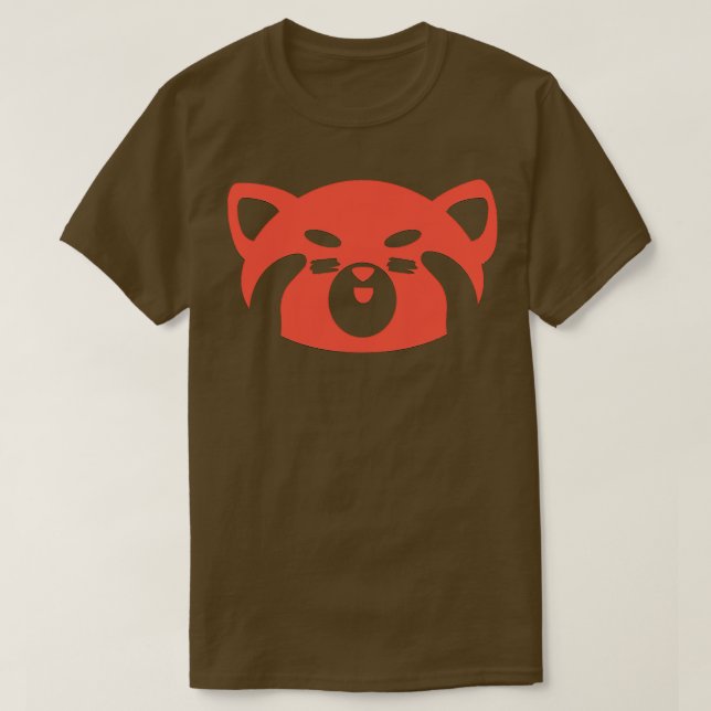 Camiseta Cute Happy Red Panda (Diseño del anverso)