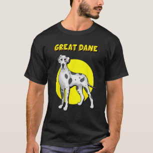 Camiseta Cute Harlequin Great Dane