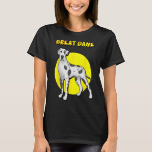 Camiseta Cute Harlequin Great Dane