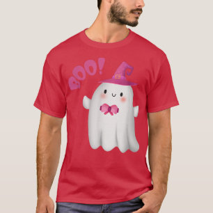 CAMISETA CUTE HAUNTED GHOST HALLOWEEN HORROR ART HALLOWEEN