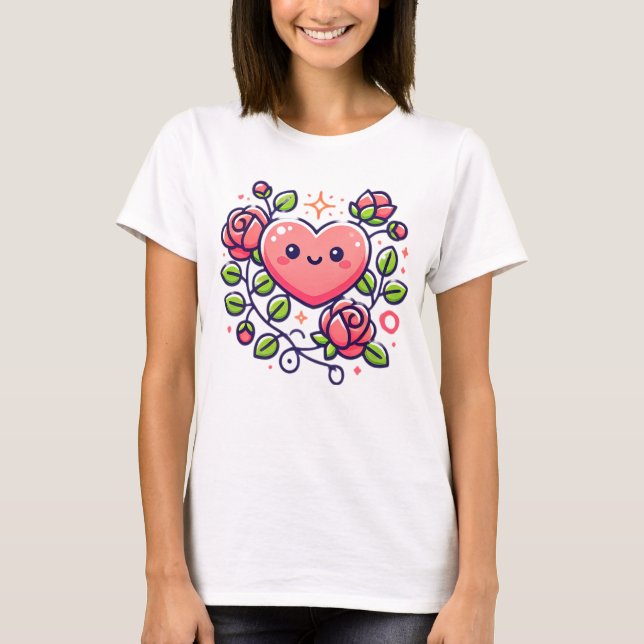 Camiseta Cute Heart (Anverso)