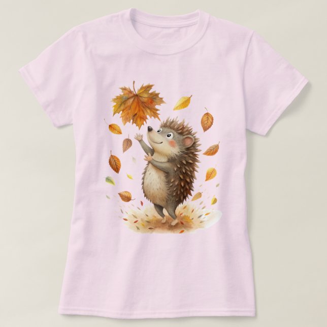 Camiseta Cute hedgehog (Diseño del anverso)