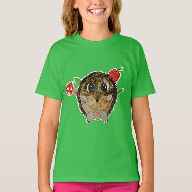 Camiseta Cute Hedgehog (Anverso)