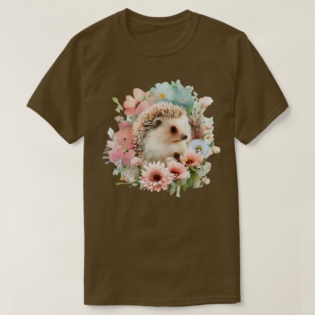 Camiseta Cute hedgehog (Diseño del anverso)