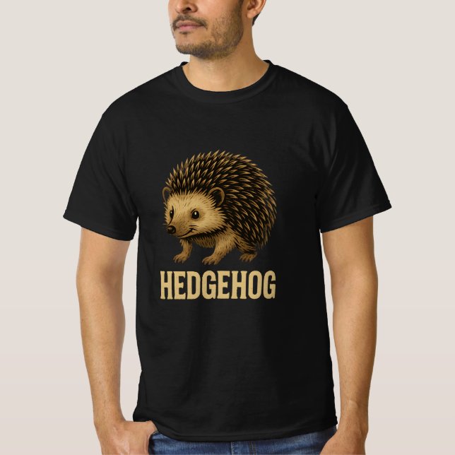 Camiseta Cute Hedgehog  (Anverso)