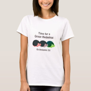 Camiseta Cute Hedgehog   GRUPO DE Personalizable HEDGEHUG T