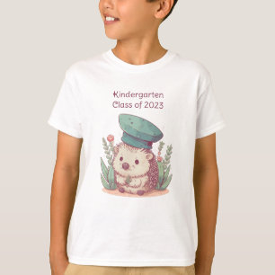 Camiseta Cute Hedgehog Kindergarten Graduado