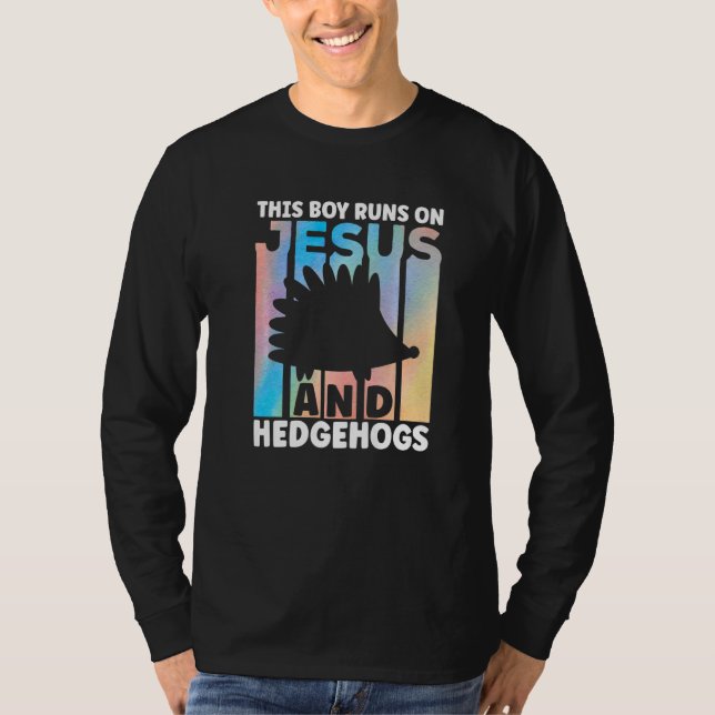 Camiseta Cute Hedgehog Outfit for Hedgehog Lovers Apparel f (Anverso)