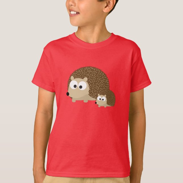 Camiseta Cute Hedgehogs (Anverso)