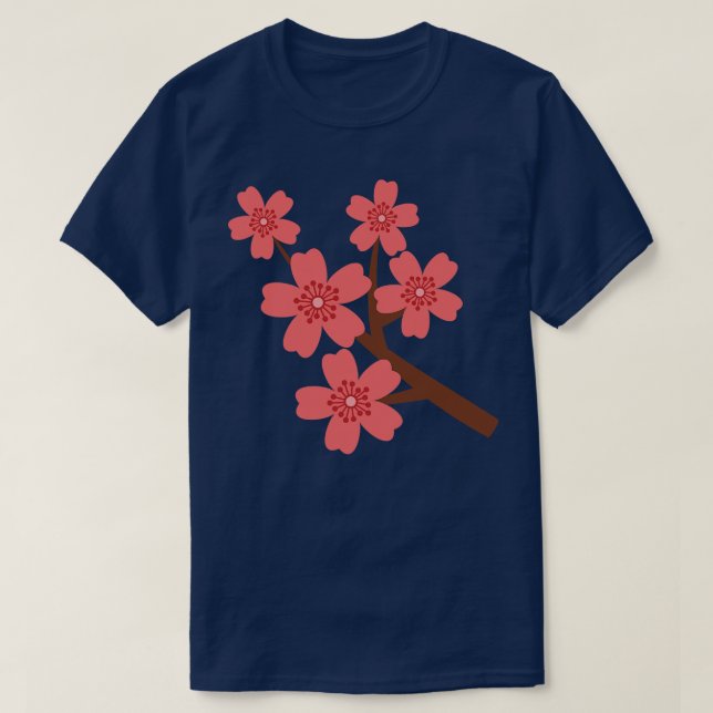 Camiseta Cute Hibiscus Floral (Diseño del anverso)