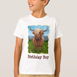 Camiseta Cute Highland Cow