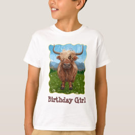 Camiseta Cute Highland Cow