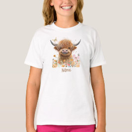 Camiseta Cute Highland Cow personalizado
