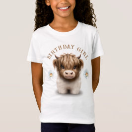 Camiseta Cute Highlands Escocia Cow