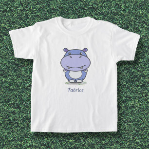 Camiseta Cute Hippo para niños