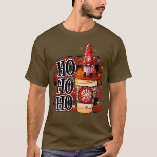 Camiseta Cute Ho Ho Ho Gnome For Thanksgiving With Fall Pum