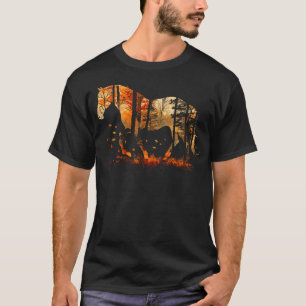 Camiseta Cute Horse Lover Otoño Deja Pony Animal Wildlif