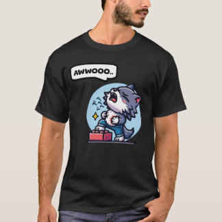 Camiseta Cute Howling Werewolf