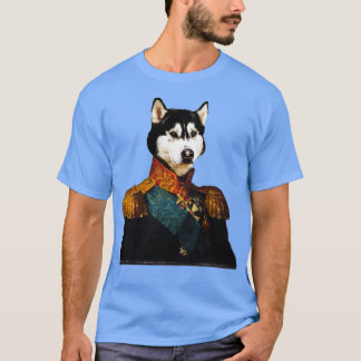 Camiseta Cute Husky Distinguish Royal Dog Pets on renaissan