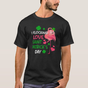 Camiseta Cute I Flocking Love Saint Patrick's Day Leprechau