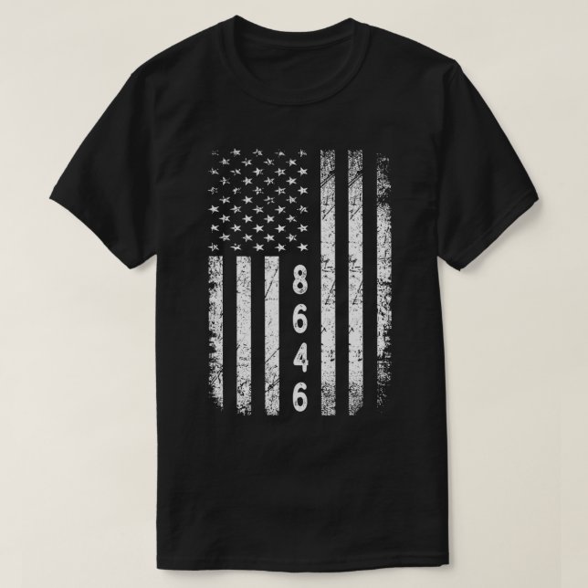 Camiseta cute Impeach funny 8646 anti  2024 America  46 Vin (Diseño del anverso)
