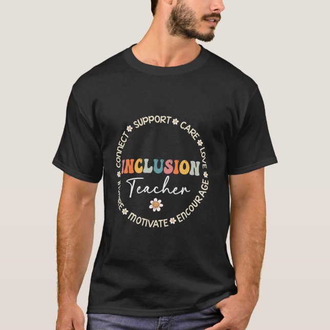 Camiseta Cute Inclusion Teacher Squad Apreciation Week de v (Anverso)